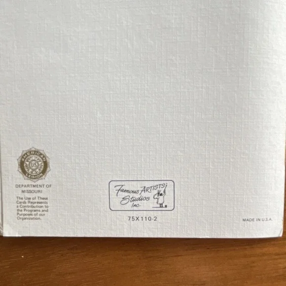 Vintage Holiday Greeting Cards Lot Famous Artists Studios Missouri Embossed - Picture 4 of 14